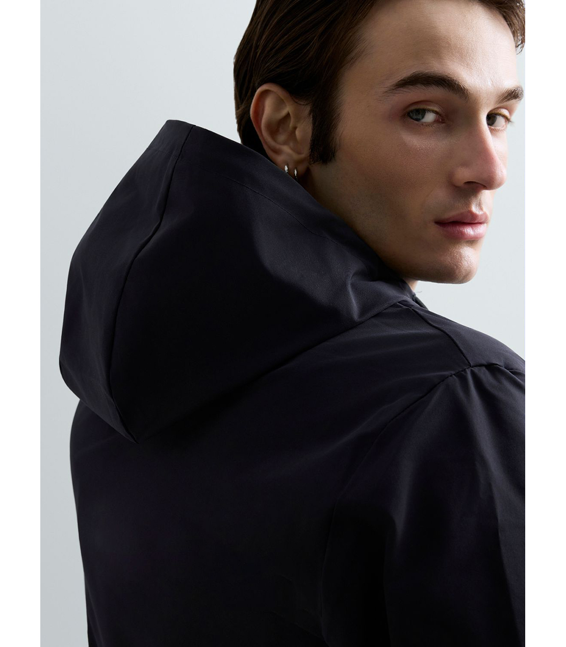 マイクロポリ フーディー 詳細画像 ダークネイビー 7